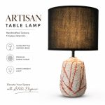 2024 New JiLian Warm Style Ceramic Table Lamp - Cozy Aesthetic Home Decor Night Light