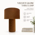 2024 New All-Brown Ceramic Table Lamp - Premium Luxury Style Bedside Desk Lamp Factory Direct