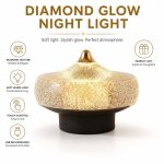2026 New JiLian Sparkling Diamond Night Light - Starry Sky Projector Lamp Romantic Gift for Kids