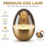 JL LAMP JiLian Lighting 2026 New Starry Eggshell Table Lamp - Decorative Bedside Night Light