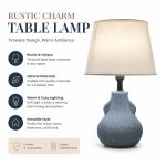 JL24-302 Minimalist Series Ceramic Table Lamp - JiLian Bedroom Bedside Desk Light Factory Direct
