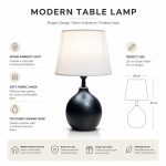 JL24-309 Minimalist Series Ceramic Table Lamp - JiLian Bedroom Bedside Desk Light Factory Direct