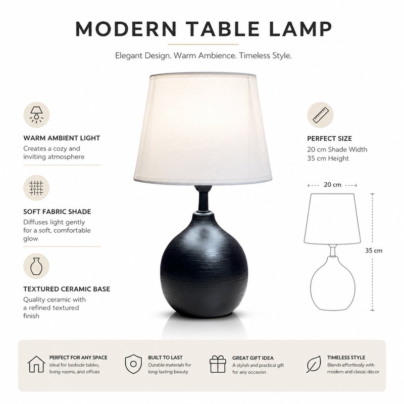 1780015109658-6-JL24-309_______________________.jpg JL24-309 Minimalist Series Ceramic Table Lamp - JiLian Bedroom Bedside Desk Light Factory Direct - Image 1