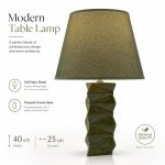 JLlamp New Wabi-Sabi Ceramic Table Lamp - Bedside Desk Light Hotel Decor Supplies (36pcs Minimum)