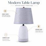 JL JiLian New Minimalist Ceramic Table Lamp JL24-640 - Bedroom Bedside Desk Light (48pcs/Ctn Wholesale)