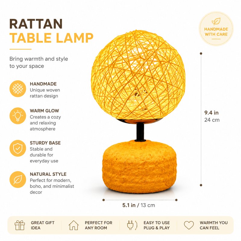 1780015109727-6-_______________________.jpg Creative Spherical Ceramic Table Lamp - Spherical Geometric Home Decorative Desk Lamp Factory Direct - Image 1