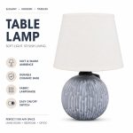 Modern Minimalist Ceramic Table Lamp - Unique Aesthetic Home Decorative Accent Lamp Wholesale