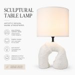 Micro-Art Pastoral Ceramic Table Lamp - Ikea Style Cozy Bedroom Bedside Practical Desk Light