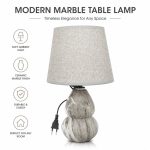 Zucchini Shape Small Ceramic Table Lamp - Trendy Modern Bedside Living Room Decorative Light