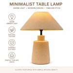 Modern Minimalist Ceramic Table Lamp - Fashion Home Decor Bedside Night Light Factory Direct