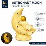 Cross-Border Creative Astronaut Moon Starry Sky Hollow Out Ceramic Decorative Night Light
