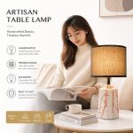 2024 New JiLian Hot Selling Warm Ceramic Table Lamp - Cozy Bedroom Bedside Night Light - Image 2