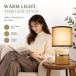 2024 New Arrival Tricolor Ceramic Table Lamp - White, Yellow & Gold Rim JiLian Factory Direct - Image 2