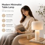 2024 New Minimalist All-White Ceramic Table Lamp - Premium Aesthetic Bedside Light Factory Direct - Image 2