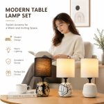 2026 JiLian New Ink Splash Art Decorative Table Lamp - Modern Minimalist Home Decor Desk Light - Image 2
