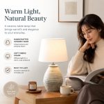 JL 2025 New Hand-Thrown Ceramic Table Lamp - Bedroom Bedside Light Hotel Supplies JL LAMP Factory Direct - Image 2