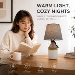 JL23-1373 Grey Patchwork Series Ceramic Table Lamp - JiLian Bedside Night Light Factory Direct - Image 2