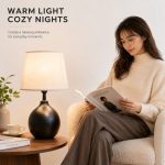 JL24-309 Minimalist Series Ceramic Table Lamp - JiLian Bedroom Bedside Desk Light Factory Direct - Image 2