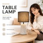 JL24-51 New Minimalist Series Ceramic Table Lamp - JiLian Factory Wholesale Bedside Night Light - Image 2