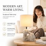 JL24-58 New Minimalist Mottled Red Series Table Lamp - JiLian Factory Wholesale Bedside Desk Light - Image 2