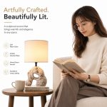 JL24-60 New Minimalist Mottled Red Series Table Lamp - JiLian Factory Wholesale Bedside Desk Light - Image 2