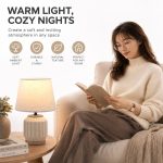 JL JiLian New Minimalist Ceramic Table Lamp JL24-647 - Bedroom Bedside Desk Light (48pcs/Ctn Wholesale) - Image 2