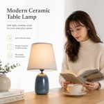 JL JiLian New Nordic Style Ceramic Table Lamp JL24-801 - Bedroom Bedside Desk Light (48pcs/Ctn Wholesale) - Image 2