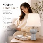 JL JiLian New Nordic Style Ceramic Table Lamp JL24-803 - Bedroom Bedside Desk Light (48pcs/Ctn Wholesale) - Image 2