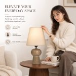 JL JiLian New Nordic Style Ceramic Table Lamp JL24-808 - Bedroom Bedside Desk Light (48pcs/Ctn Wholesale) - Image 2
