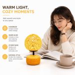 Creative Spherical Ceramic Table Lamp - Spherical Geometric Home Decorative Desk Lamp Factory Direct - Image 2
