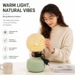Small Round Bedside Table Lamp - Unique Geometric Design Compact Desk Night Light Factory Direct - Image 2