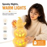 New Halloween Jack-O'-Lantern Decorative Light - Hollow Out Large Pumpkin Scene Prop Night Light - Image 2