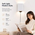 Square Base with Square Fabric Shade Table Lamp - JiLian Factory Direct Wholesale Price Desk Light - Image 2