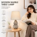 Zucchini Shape Small Ceramic Table Lamp - Trendy Modern Bedside Living Room Decorative Light - Image 2