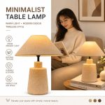 Modern Minimalist Ceramic Table Lamp - Fashion Home Decor Bedside Night Light Factory Direct - Image 2