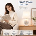 Premium Quality Ceramic Table Lamp - Bulk Supply Commercial Bedside Desk Light Factory Direct - Image 2