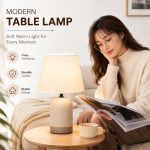 JL JiLian New Minimalist Ceramic Table Lamp JL24-626 - Bedroom Bedside Desk Light (48pcs/Ctn Wholesale) - Image 2