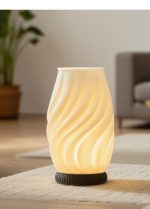 Nordic 3D Printed Bedside Table Lamp, Creative Hydroponic Flower Arrangement Decor Lamp, USB Ambience Night Light for Bedroom - Image 2