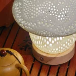 Wholesale Nordic Minimalist 3D Printed Mushroom Table Lamp, Creative Aesthetic Bedside Desk Lamp for Home Bedroom Study Decor - Image 5
